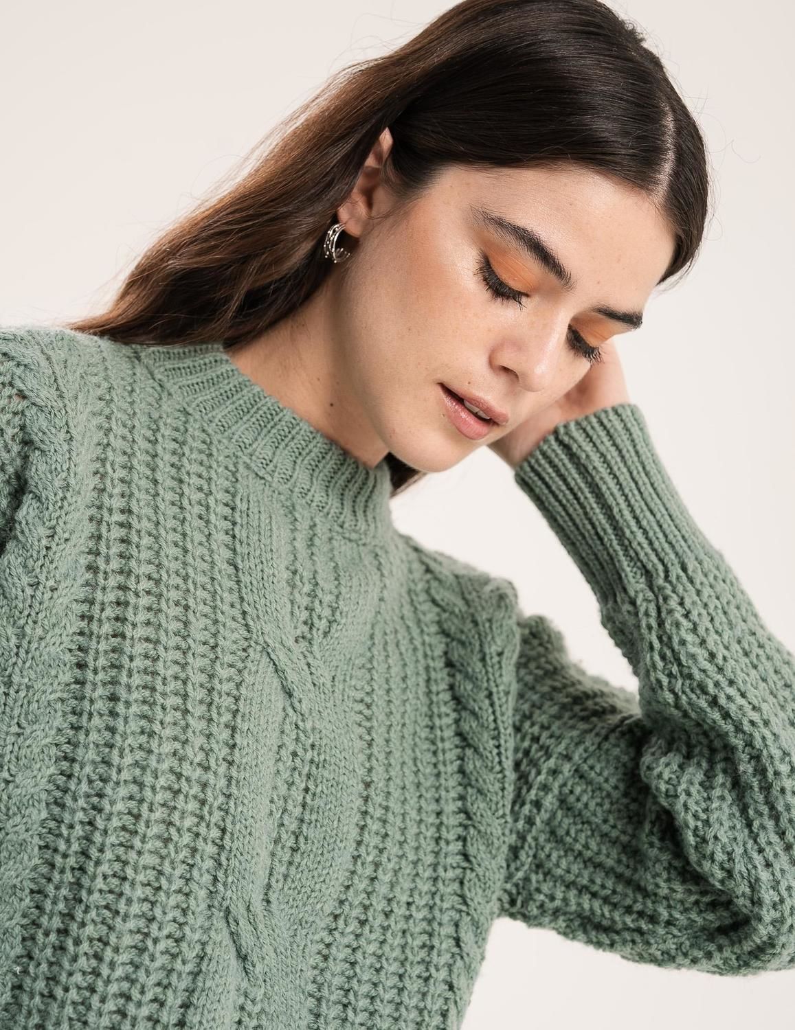 Sweater Atenas verde talle unico
