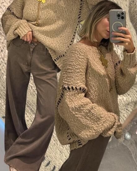 SWEATER CASSIA beige talle unico