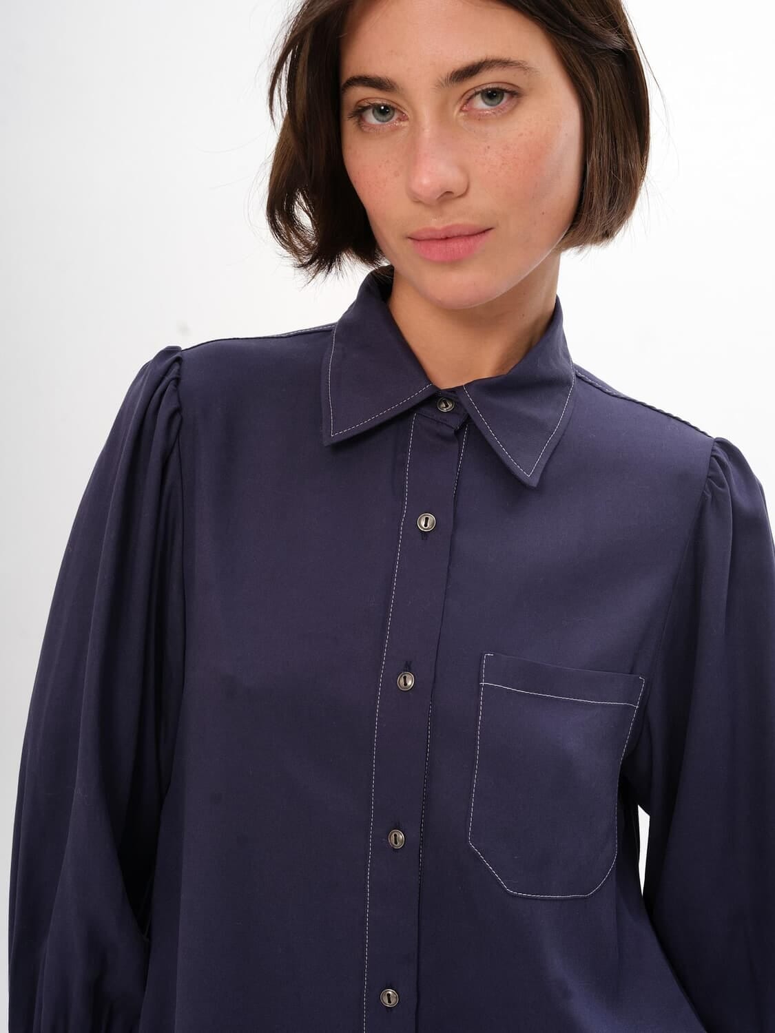 Camisa Twist azul s