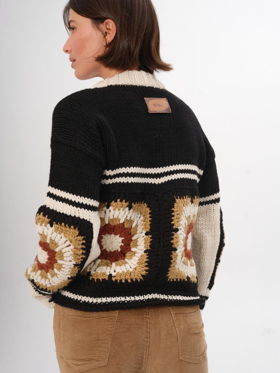 Sweater Cañada negro talle unico