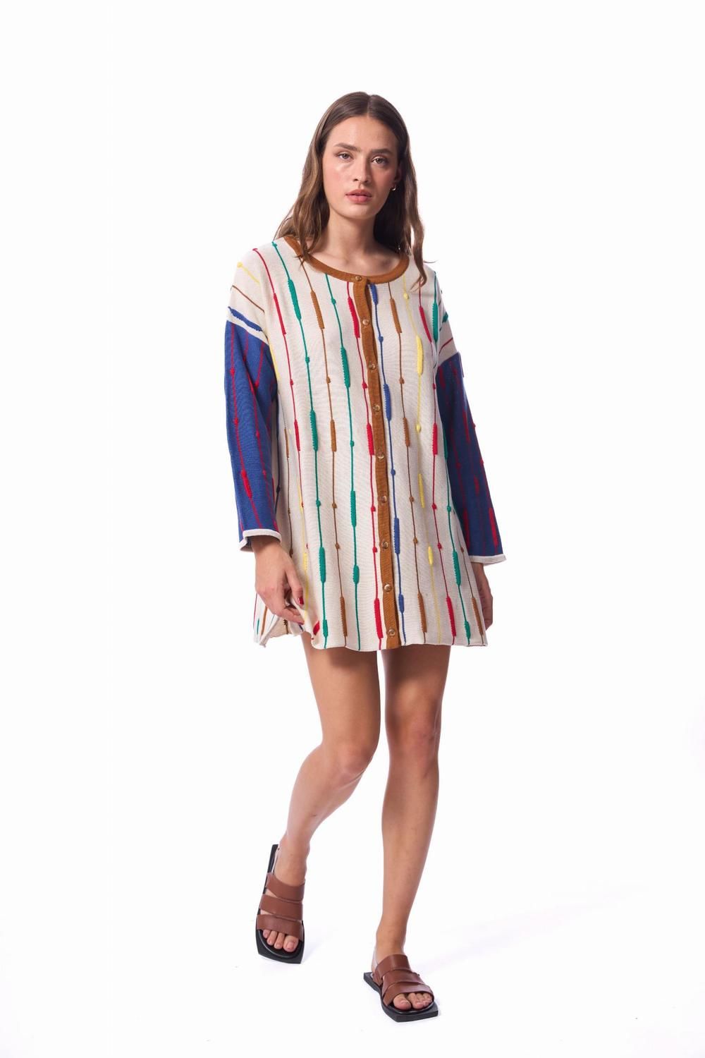 VESTIDO BOYA crudo talle unico