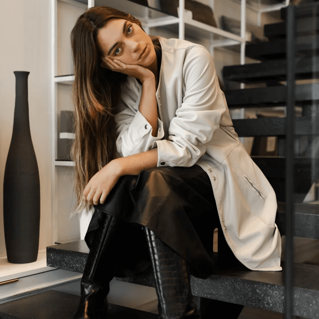 Chaqueta cuero Nina by Urucueros