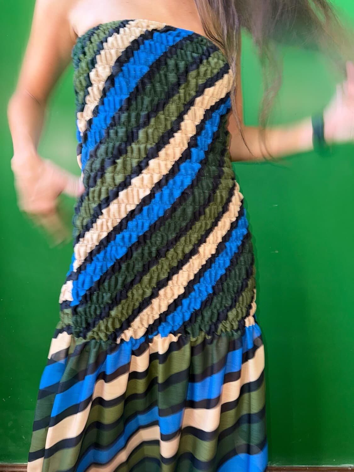 VESTIDO OLE LARGO multicolor talle único