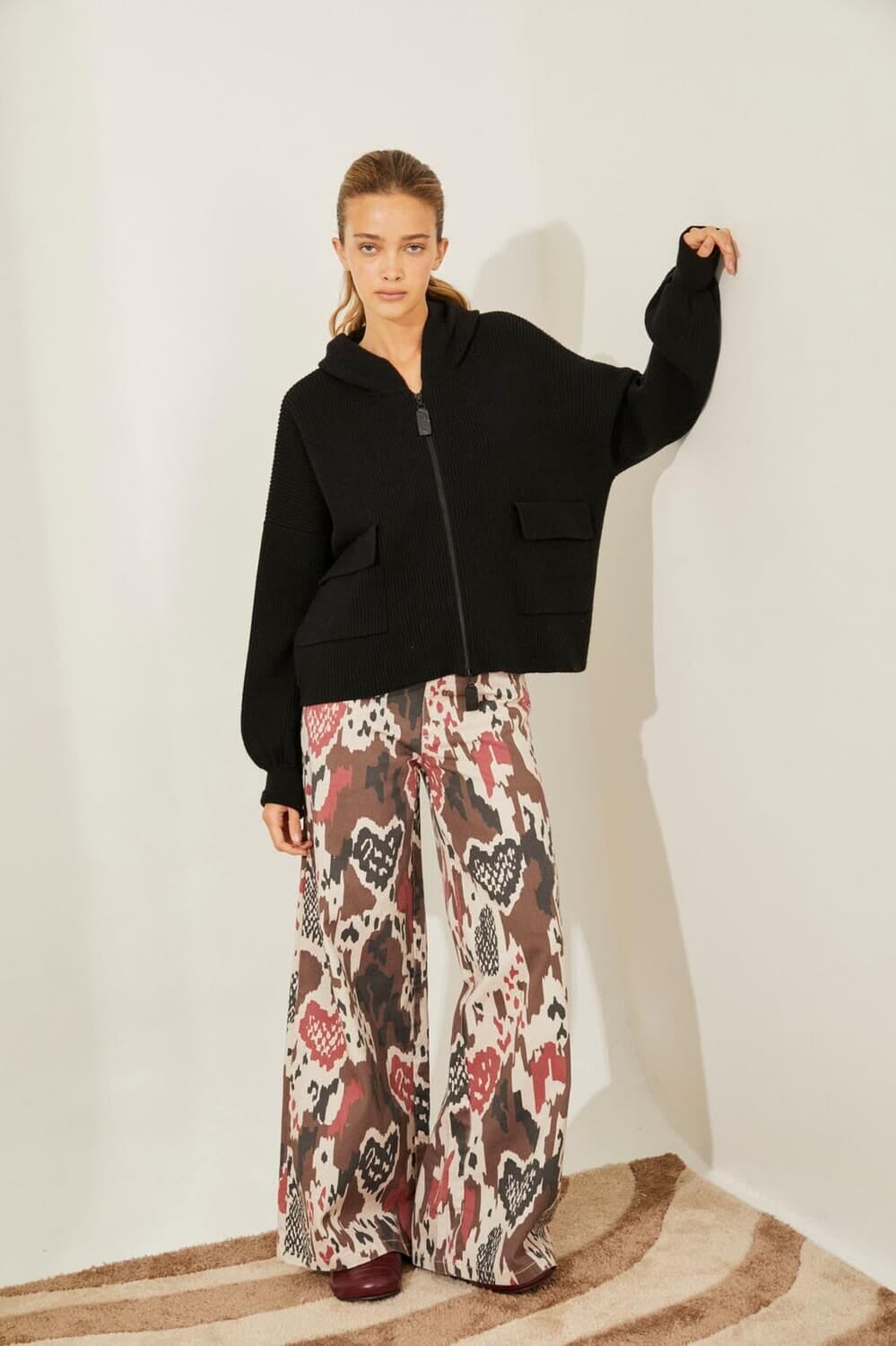 Campera Monet negro talle unico