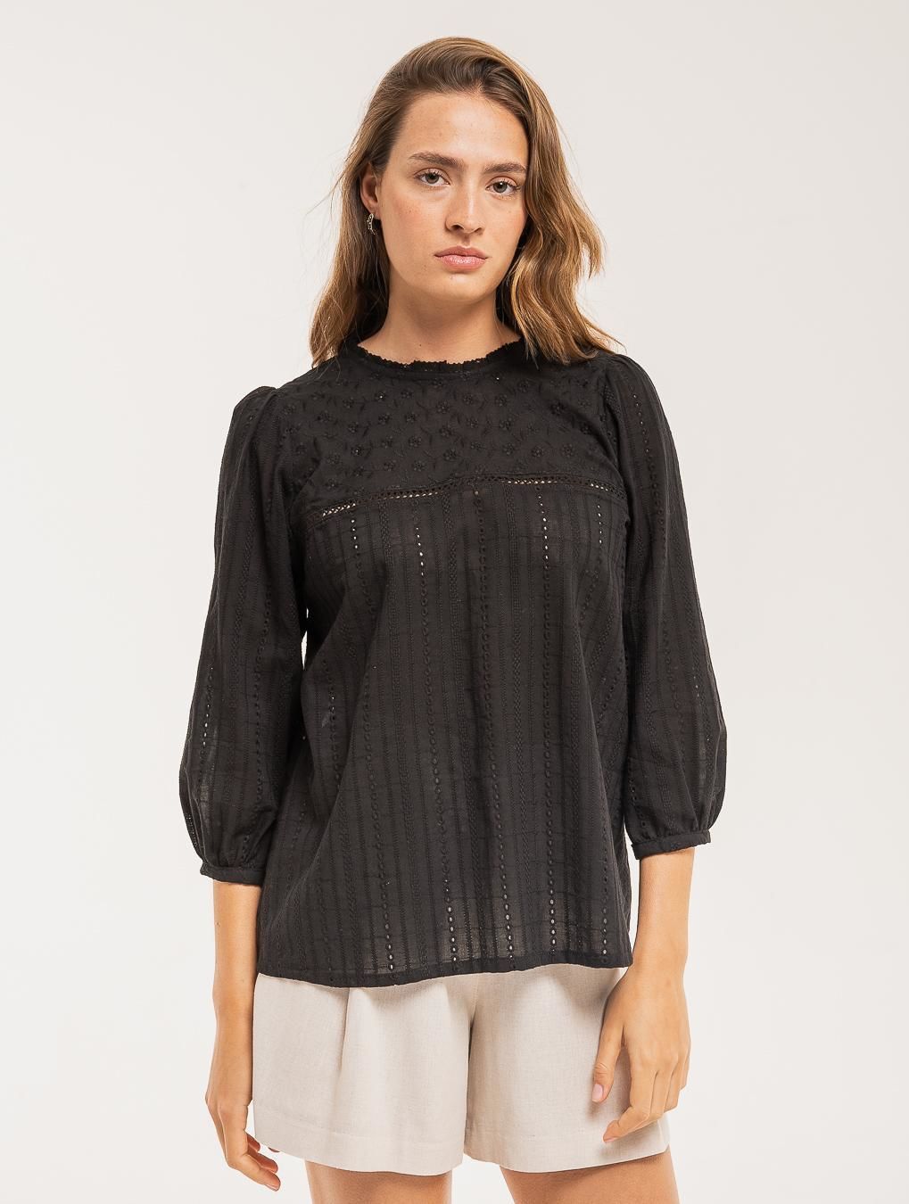 Blusa Lisa negro m/l