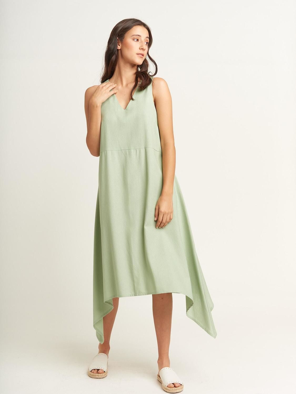 Vestido GLORIA menta m/l