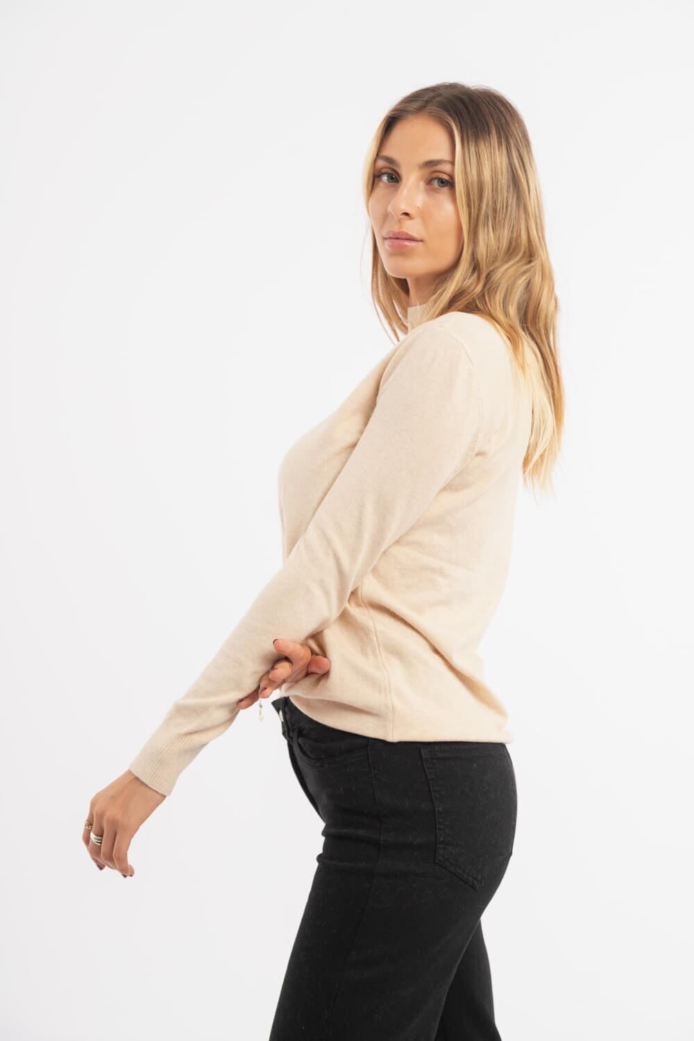 Polera Cruz terracota talle unico