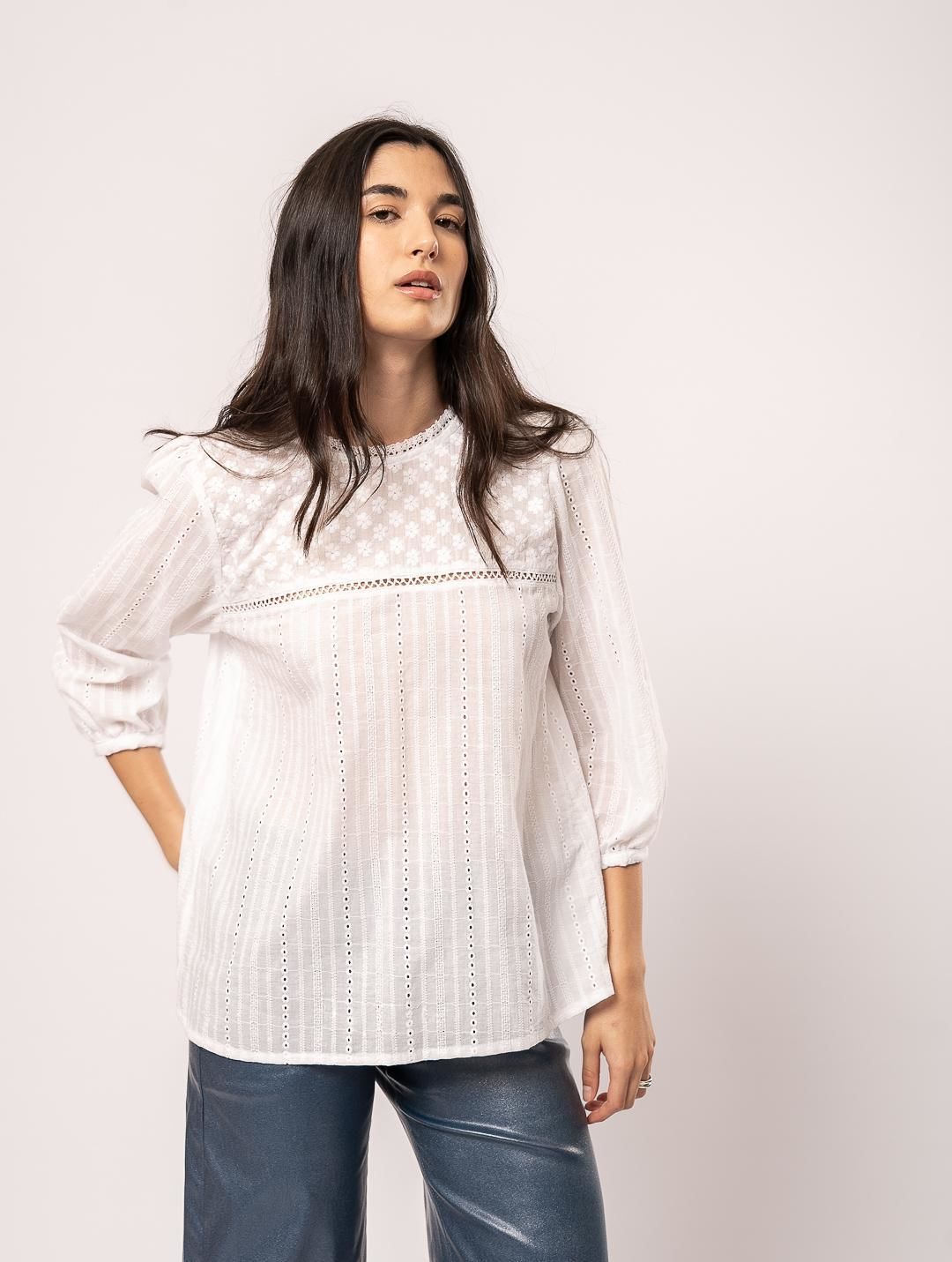 Blusa Lisa blanco s/m