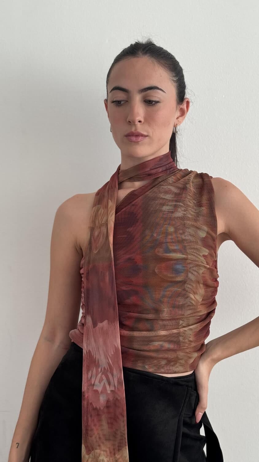 Top starw negro talle unico