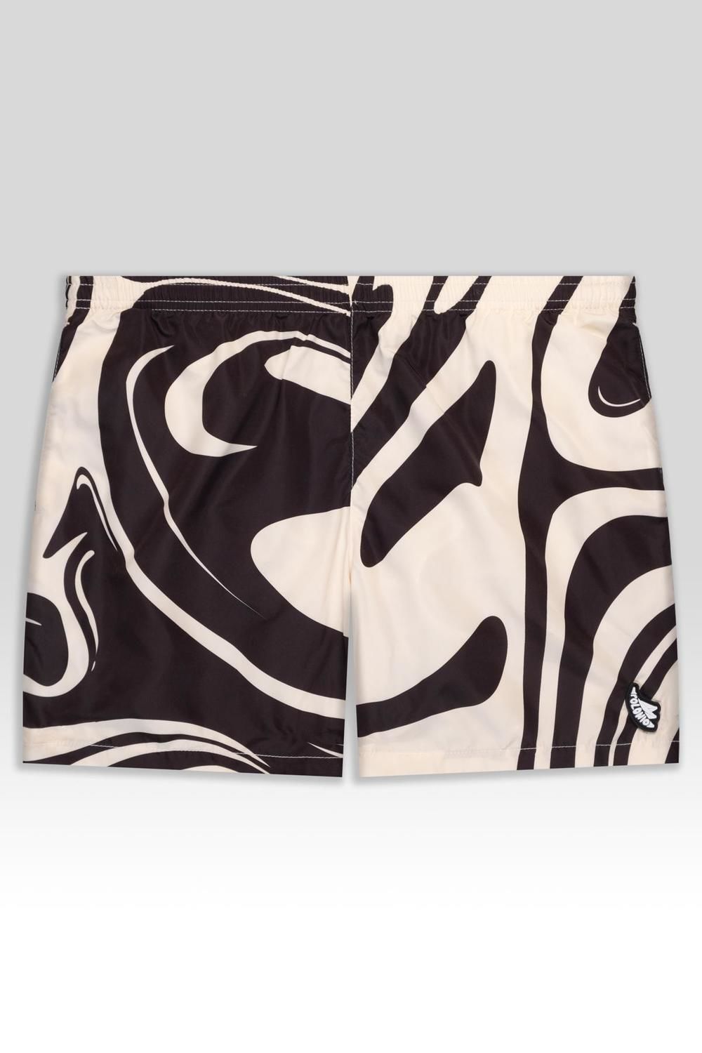 Short de Baño Runner Marble negro s