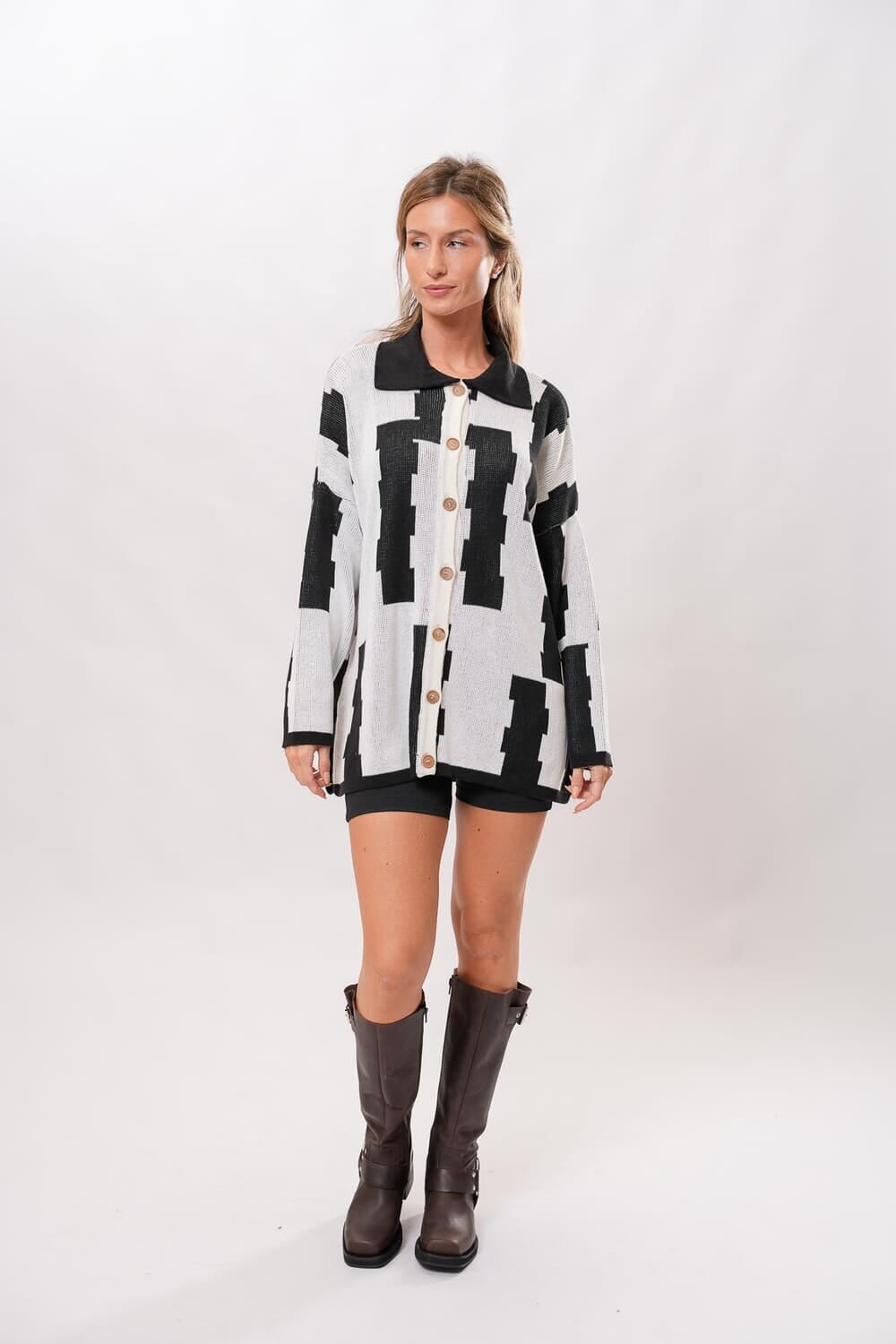 Saco Cambalache negro talle unico