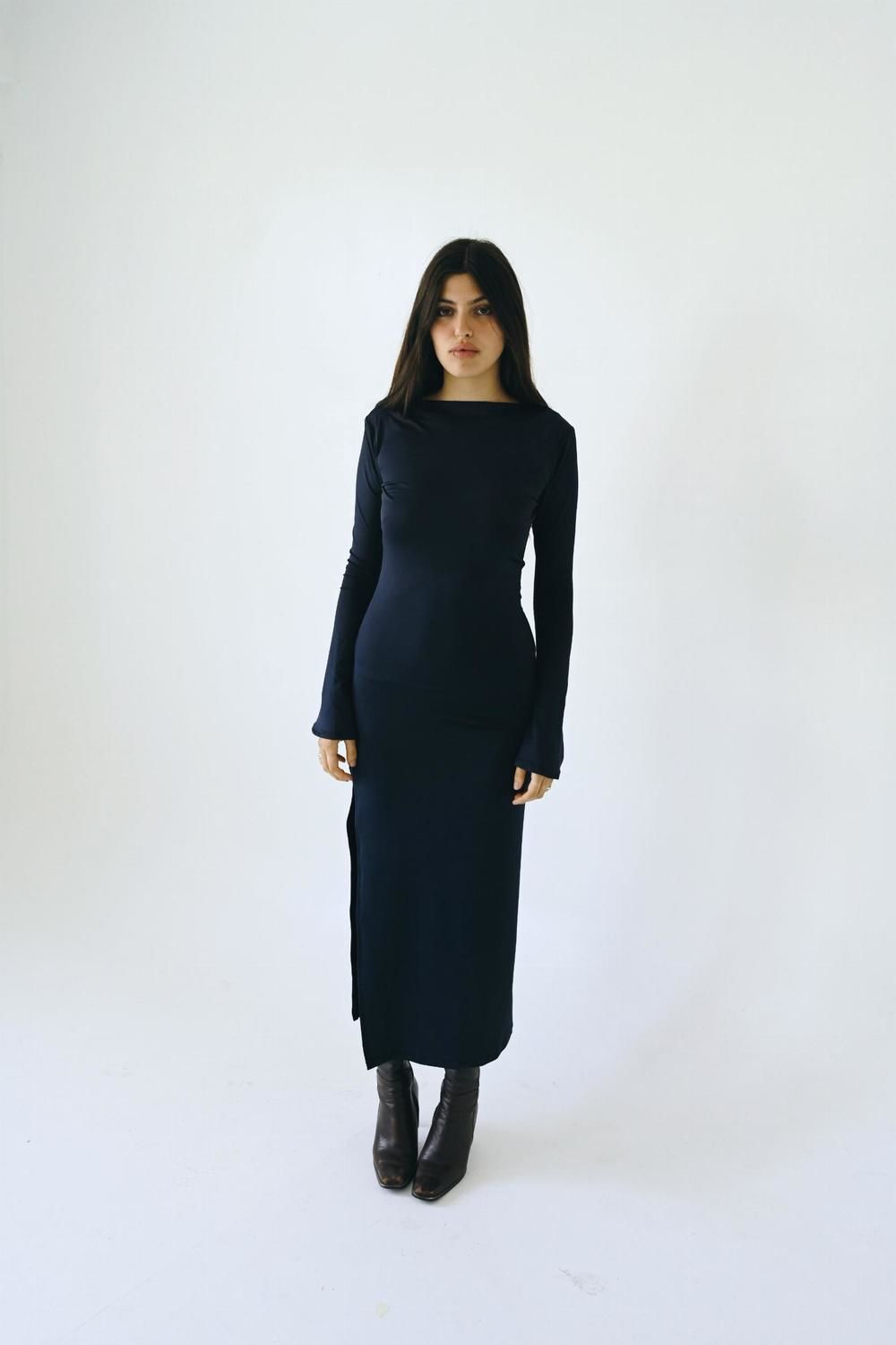 Vestido Blanca negro s