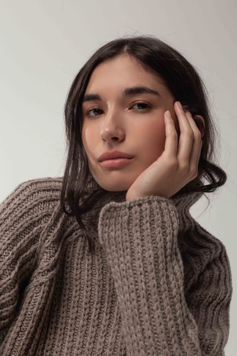 Sweater Melena de León vison m