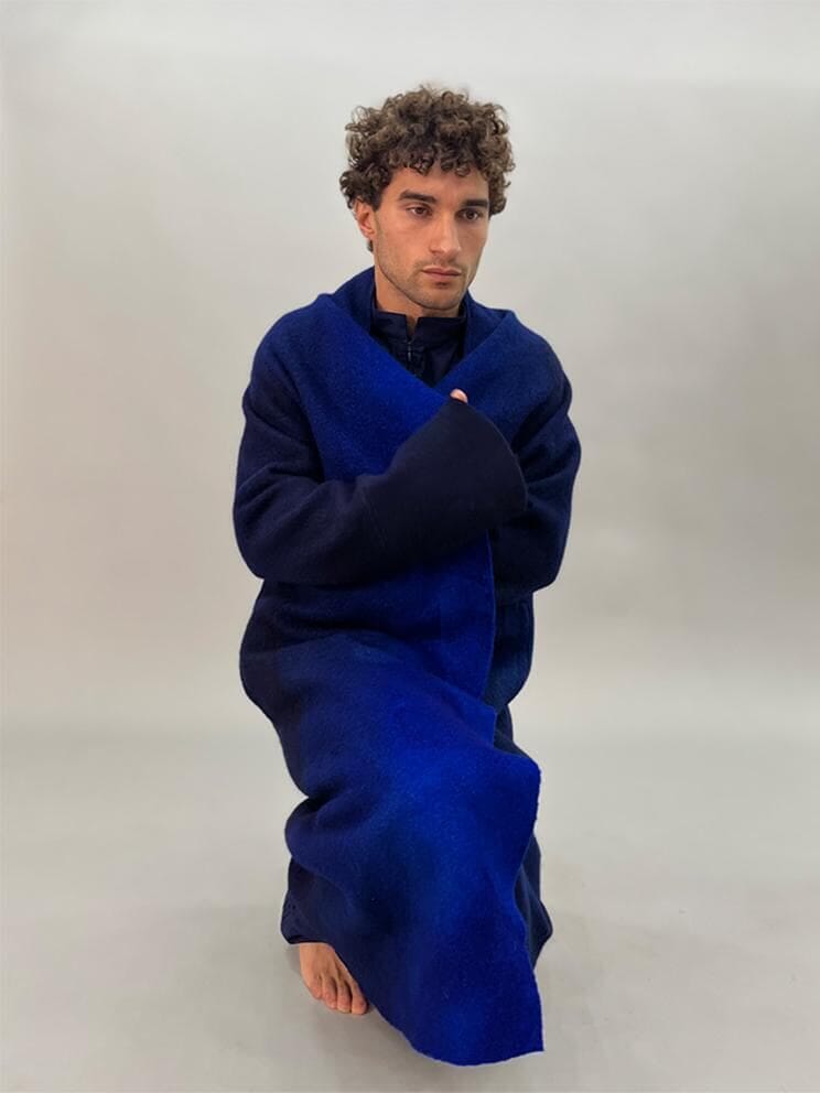 Tapado Real azul bolita s/m