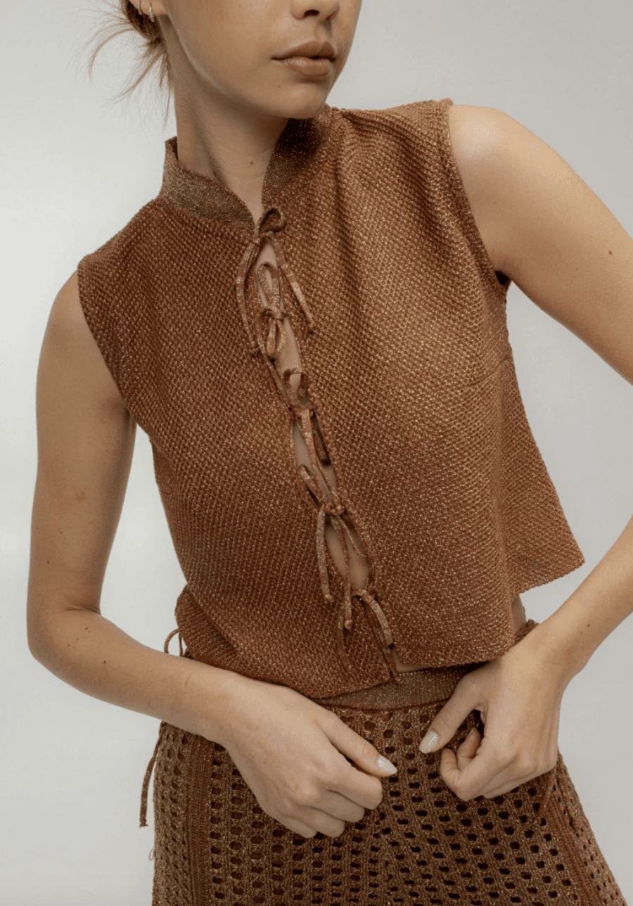 Top Multi Knit chocolate m