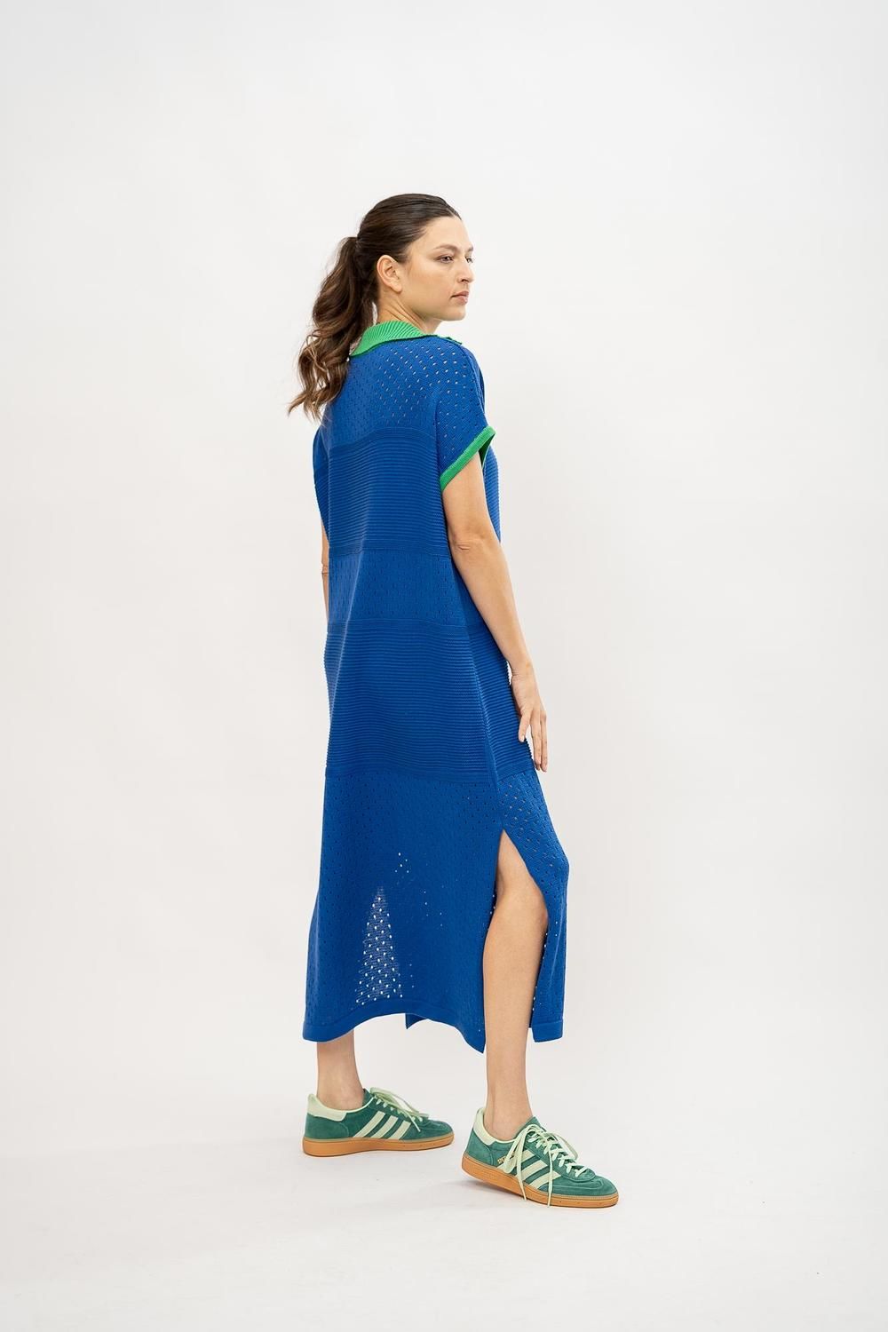 Vestido Savage long azul talle unico