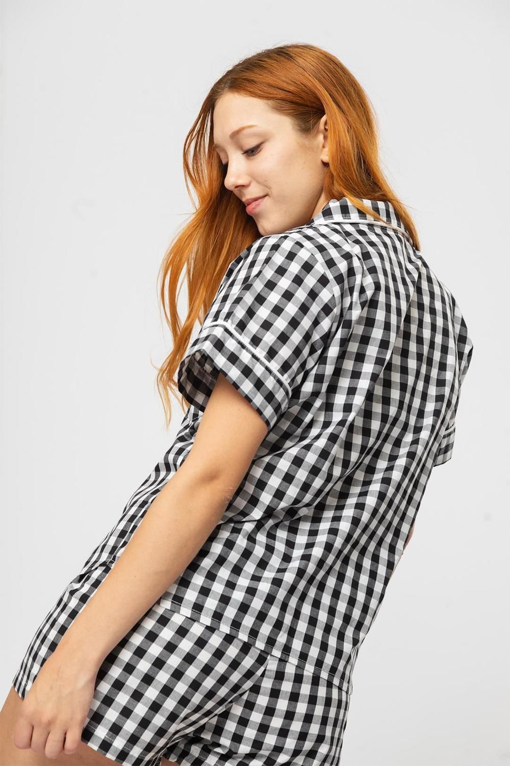 Pijama camisero Orión Negro negro 1