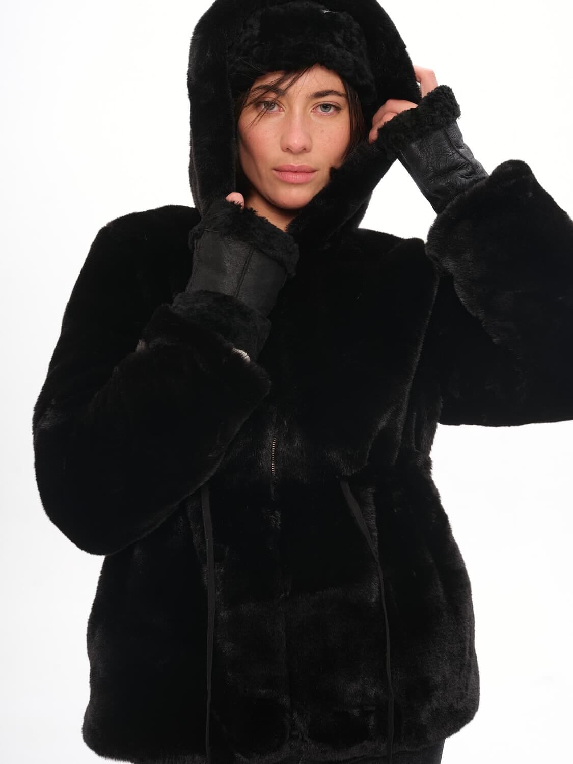 Campera Bear negro talle unico