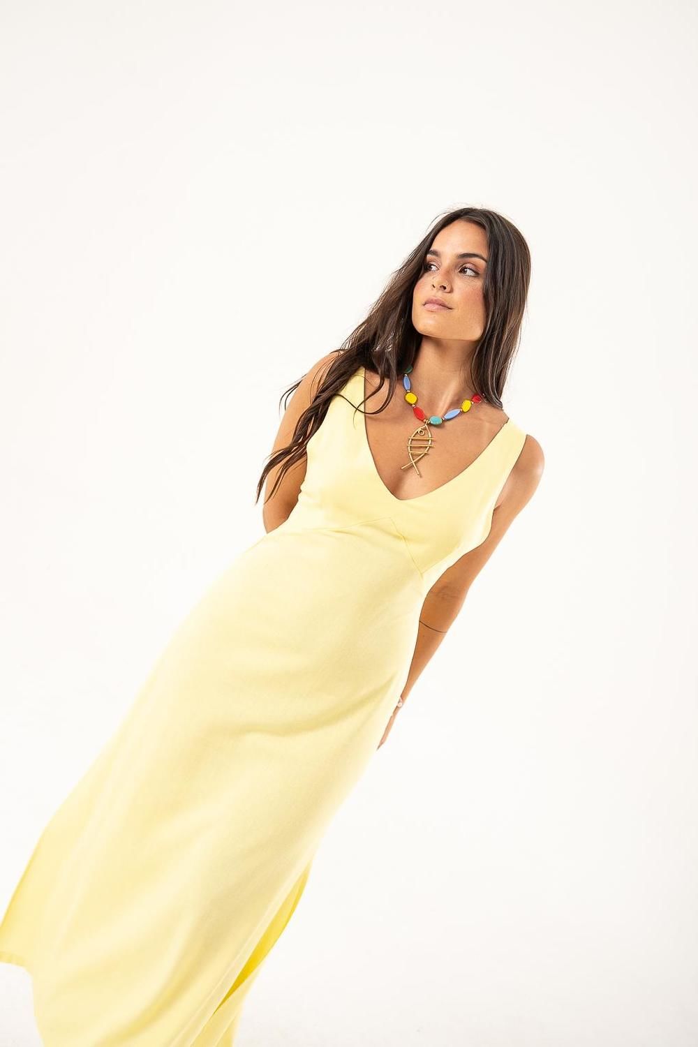 Vestido Blas amarillo xs