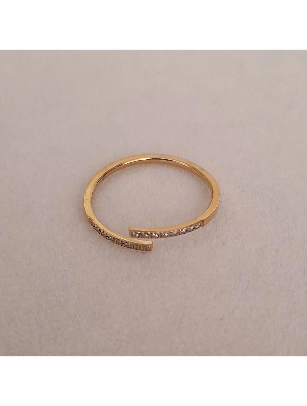 Anillo SELENE en acero dorado dorado n/a