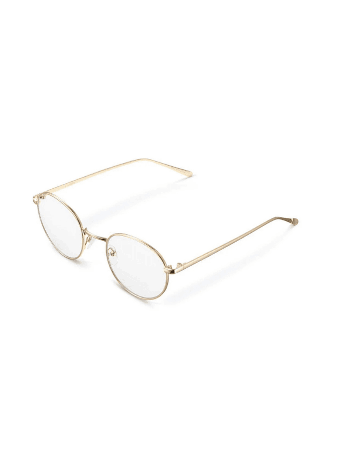 Lentes Blueblocker - Yuda All Gold dorado talle unico