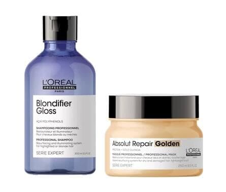 Shampoo Gloss 300ml + Mascara Gold 250ml n/a