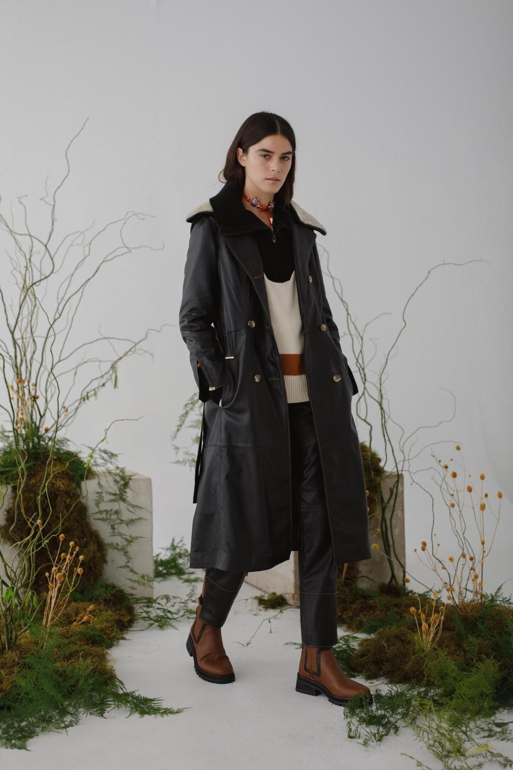 Trench Perfection negro m