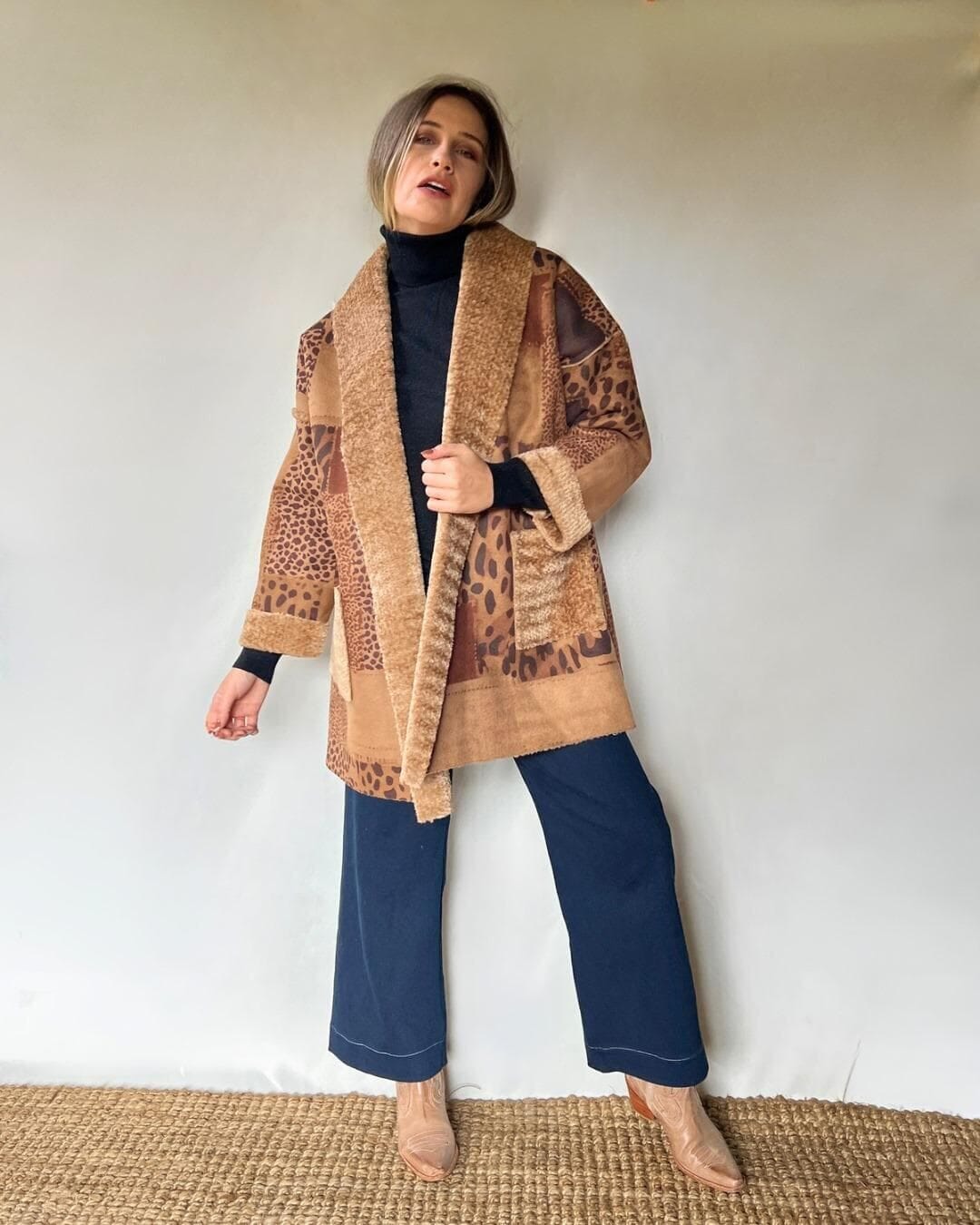 Gamulán Print Beige beige talle unico