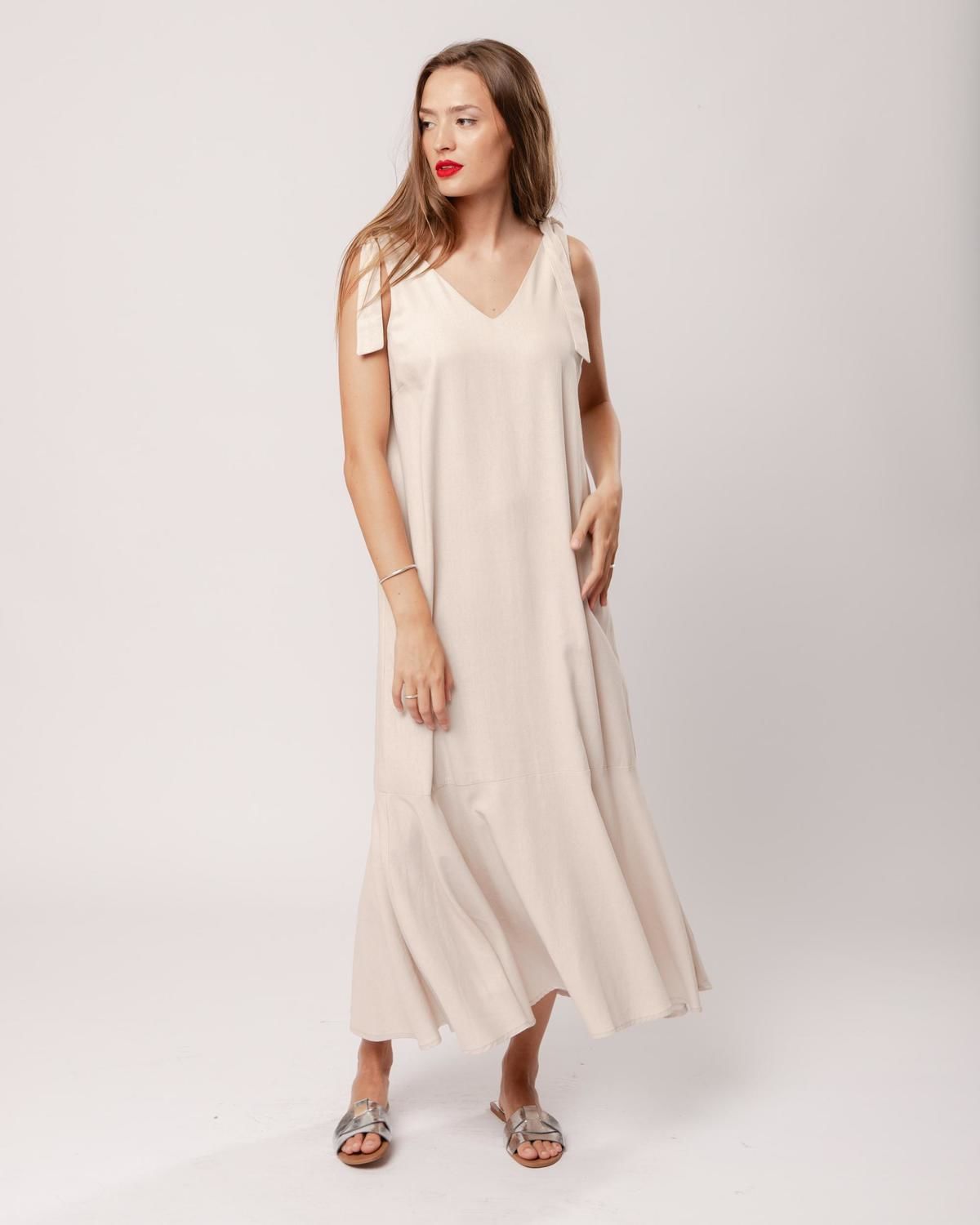 Vestido KIM beige m/l