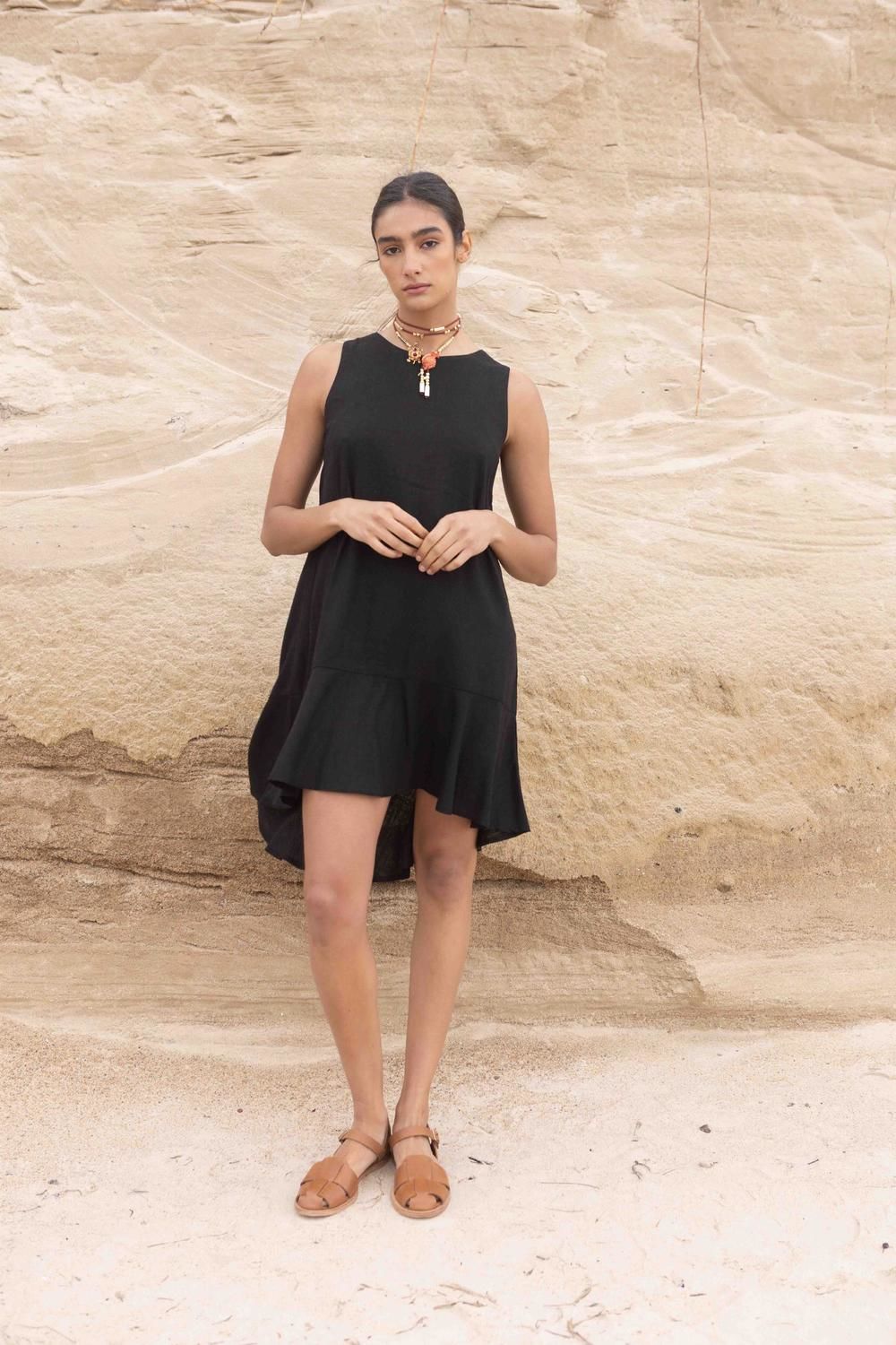 Vestido Folk Short negro l