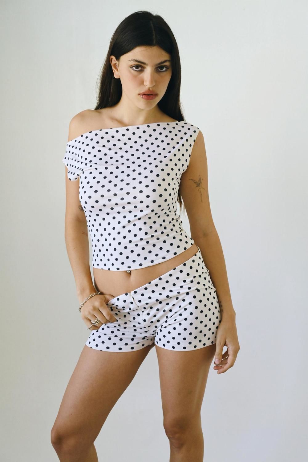 Mini Short Gema crudo l