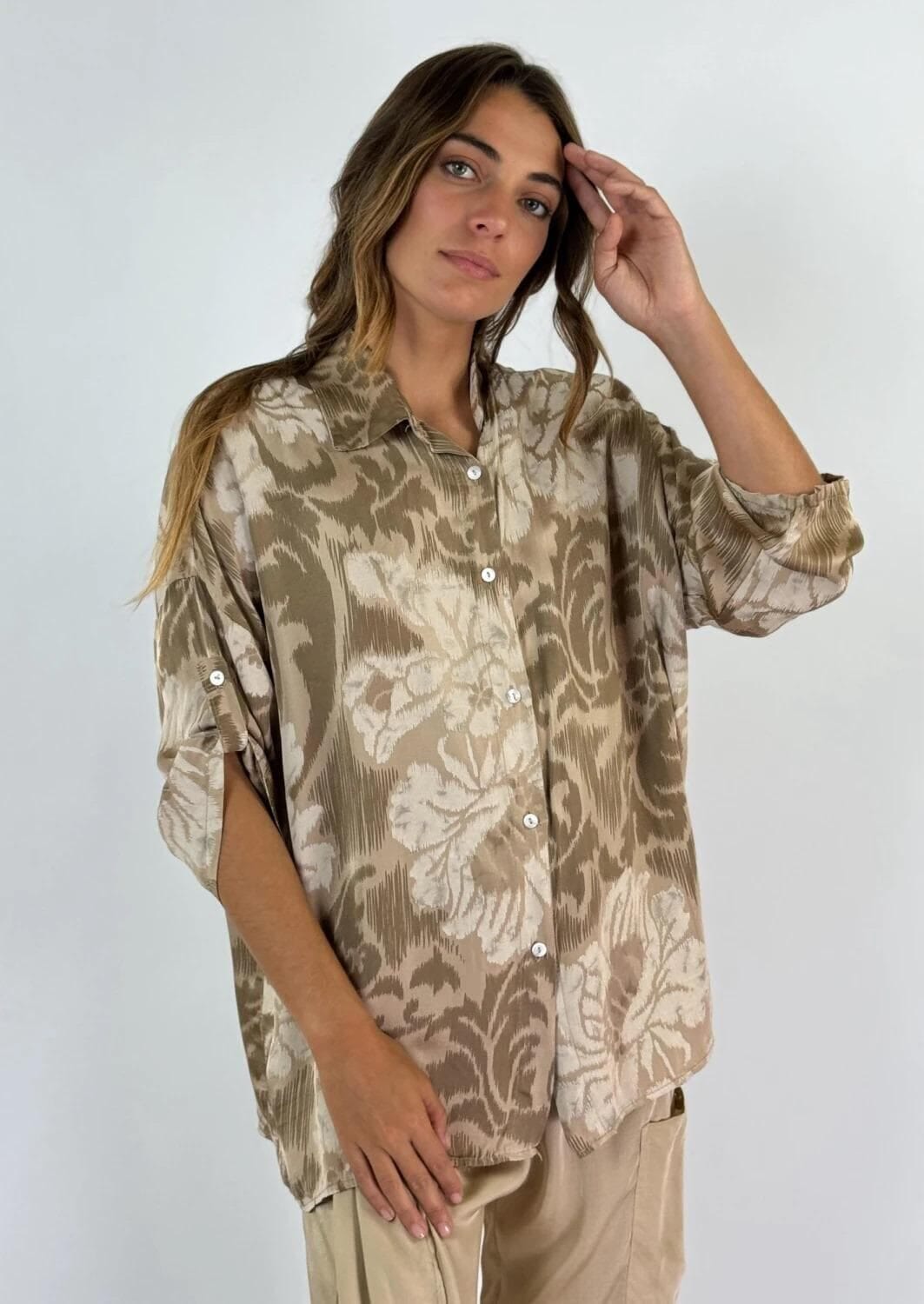 CAMISA AMARETTO beige s/m