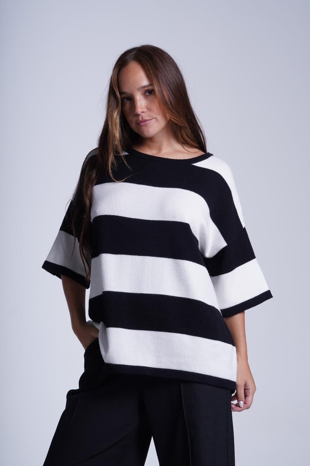 Blusa Marinera blanco talle unico