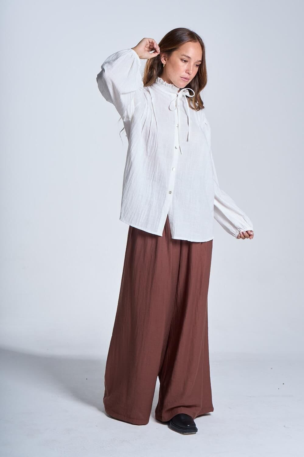 Camisa Tanna blanco talle unico