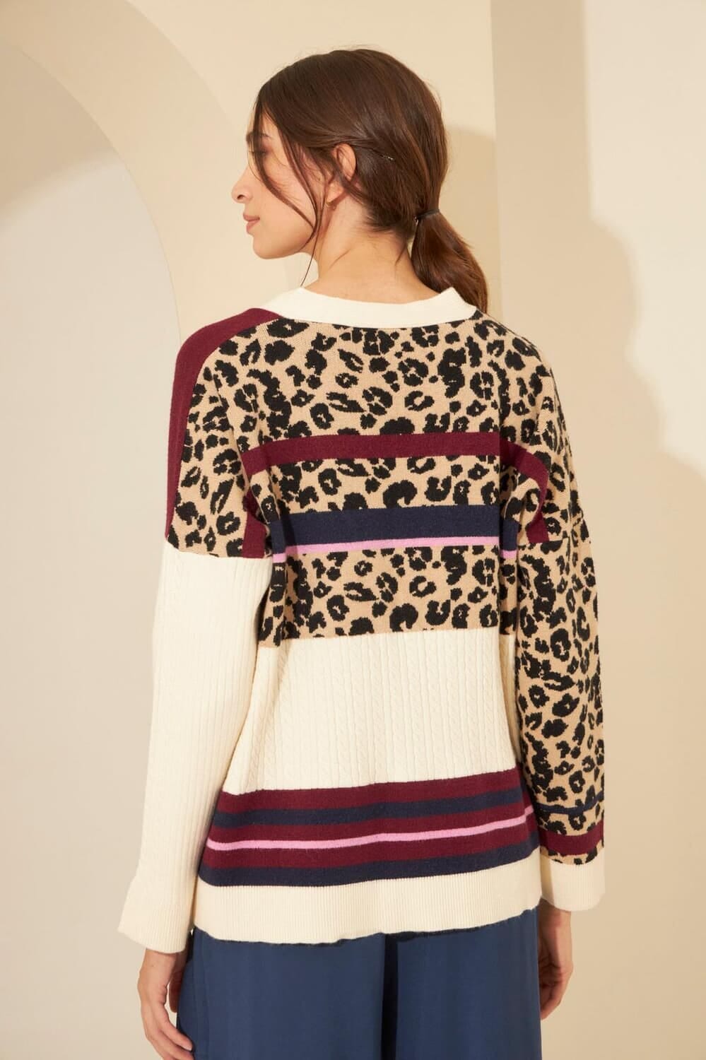Cardigan Blend bordo talle unico