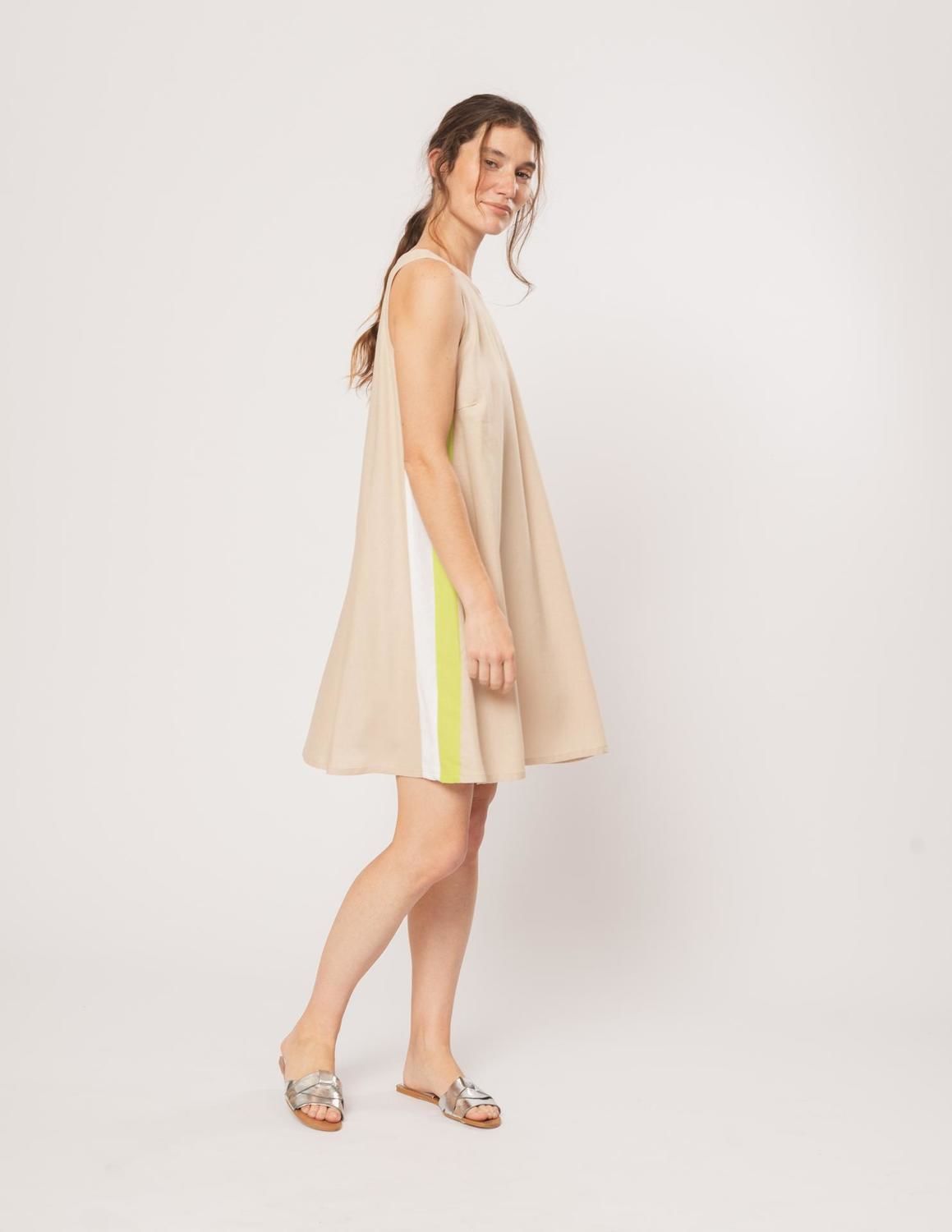 Vestido Padma beige m/l