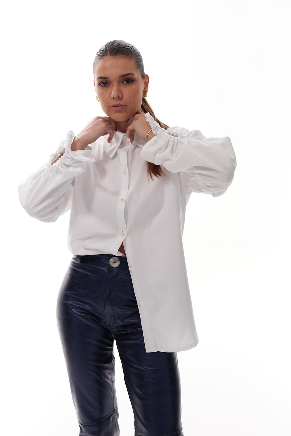 Camisa azucena blanco s
