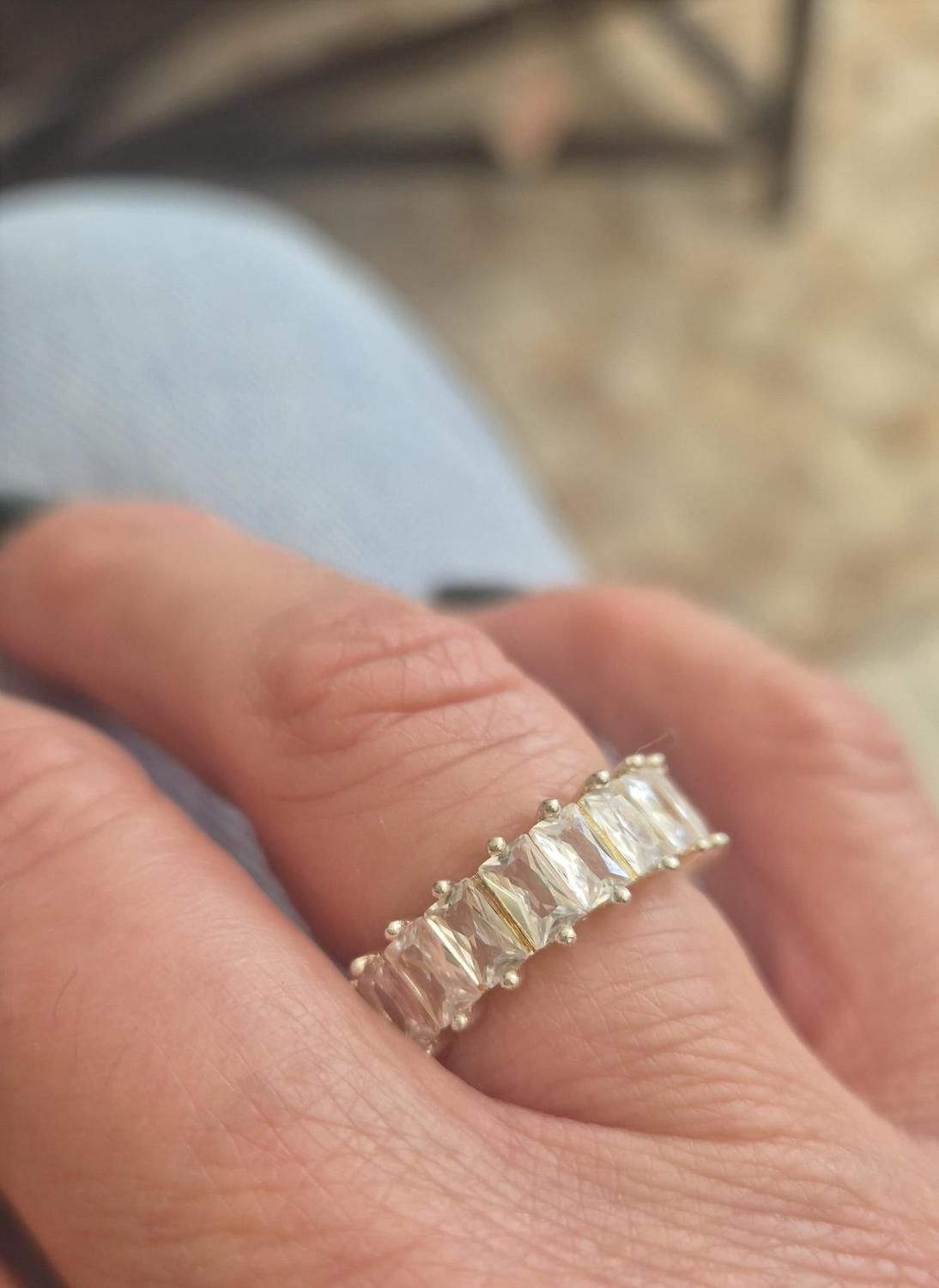 ANILLO PLATA Y CIRCONIAS