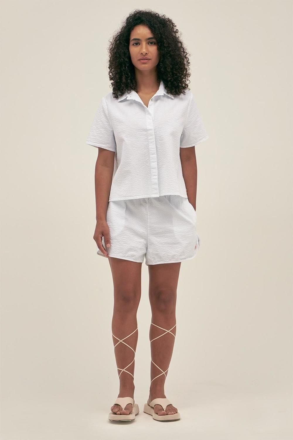 Short Sleeve Shirt blanco 1