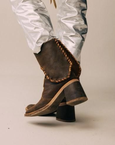 Wolf Boot chocolate 34