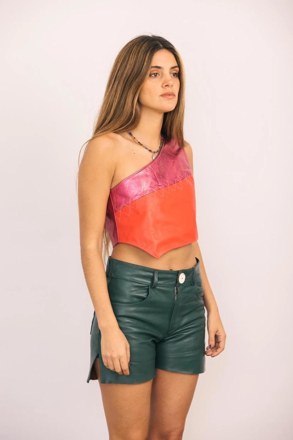 Diagonal Top coral xs