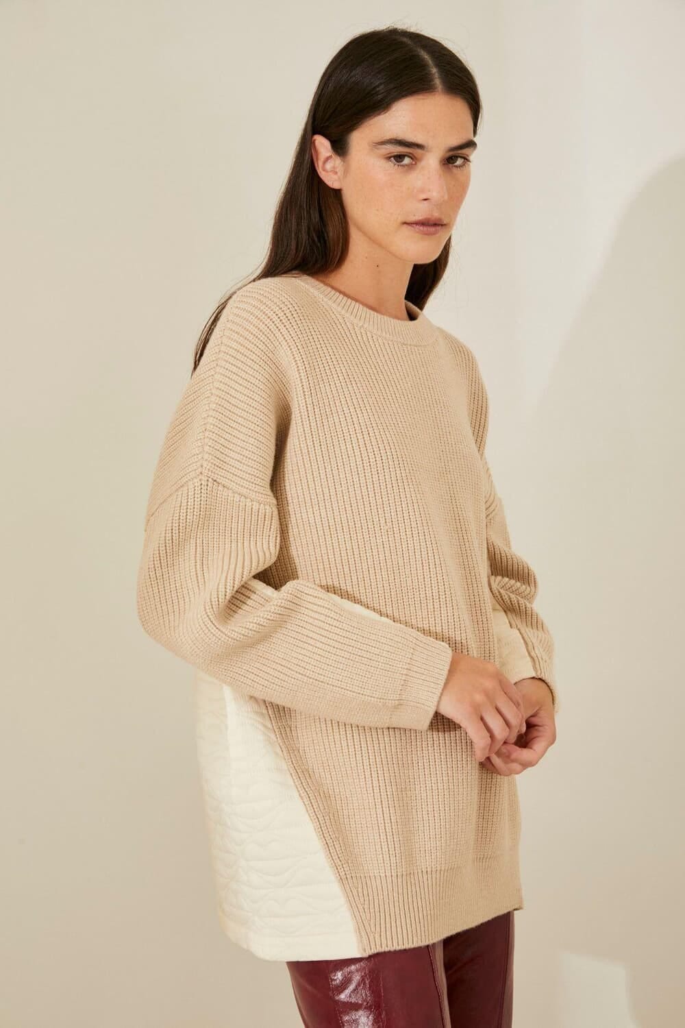 Sweater Bianca tostado talle unico