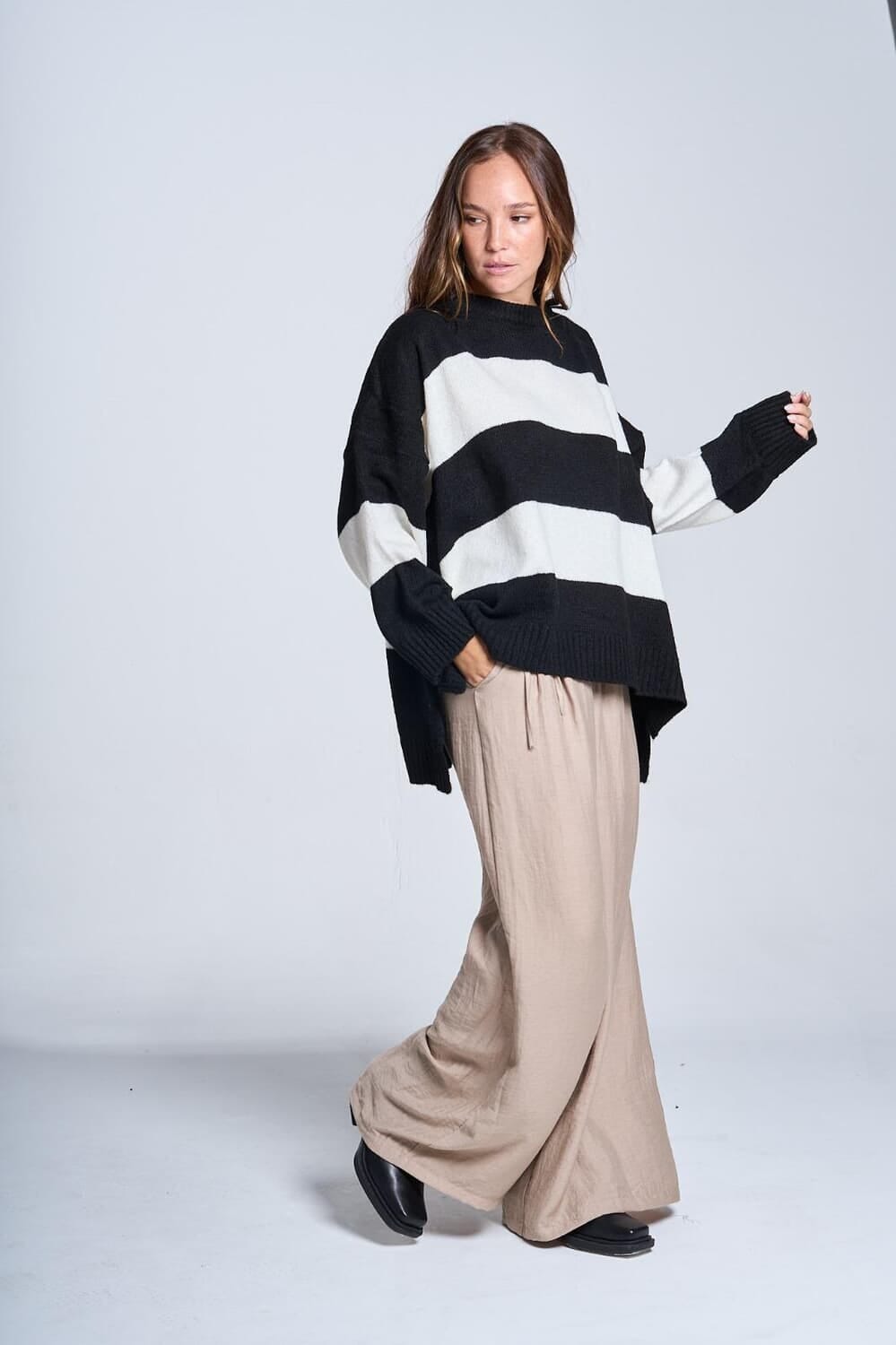 Sweater Zara negro talle unico