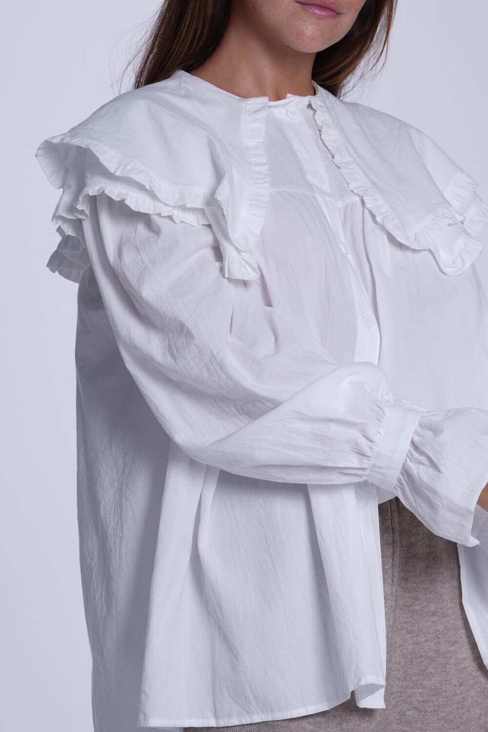 Camisa Marga blanco talle unico