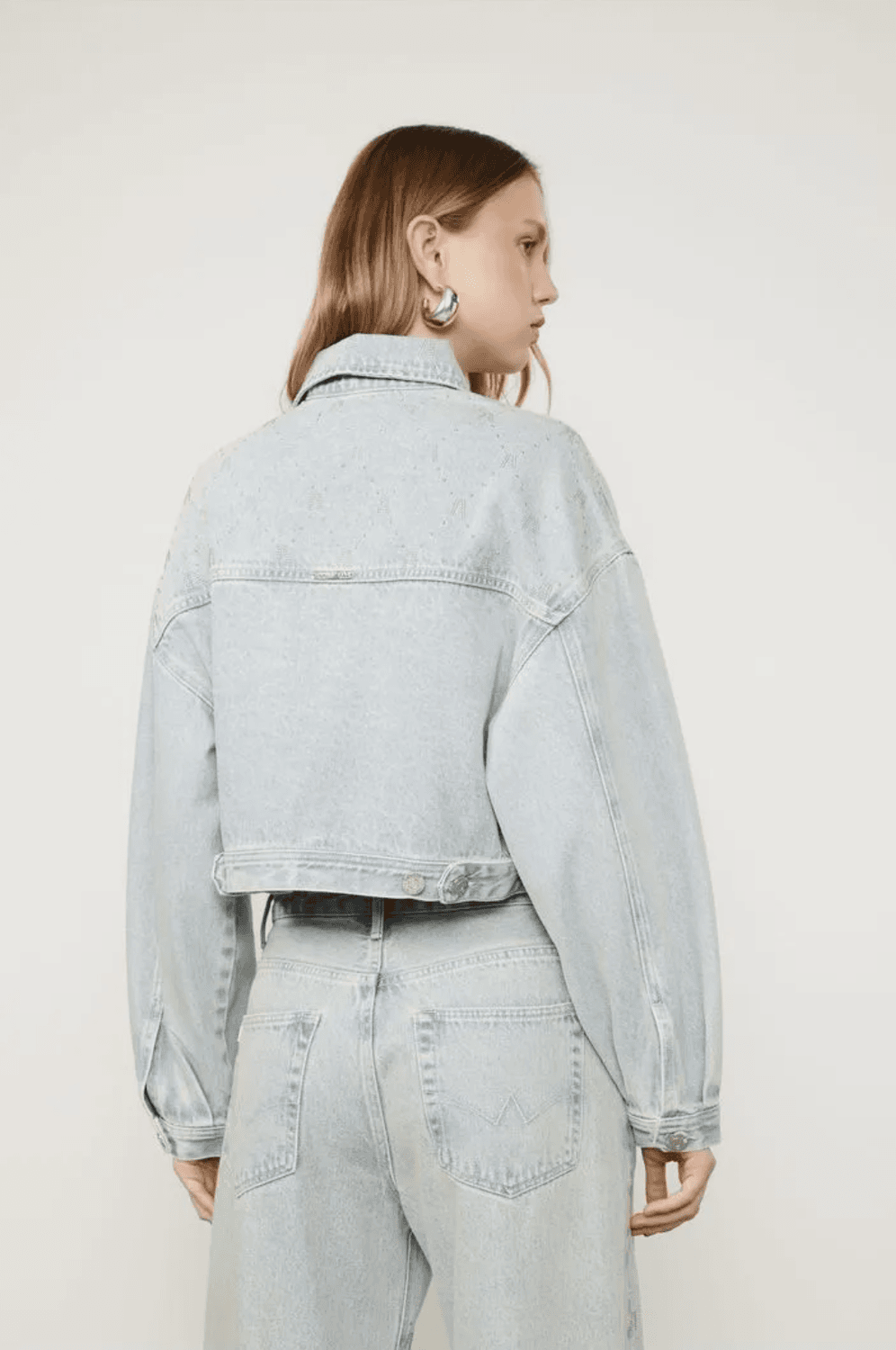 Campera Cropped A celeste m