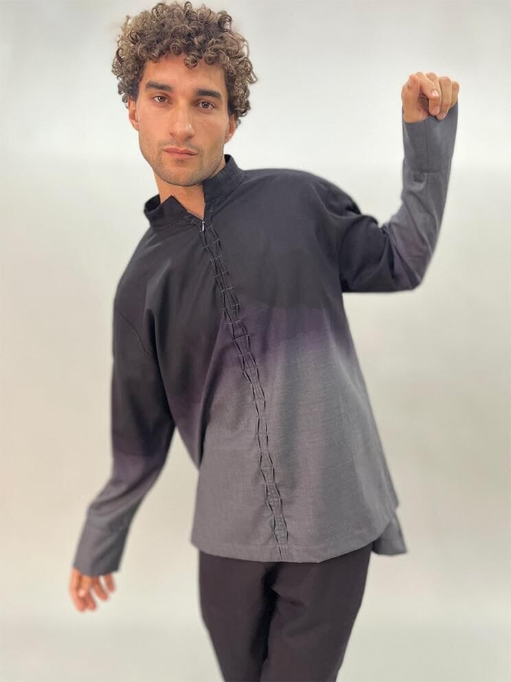 Camisa Alquimia gris m/l