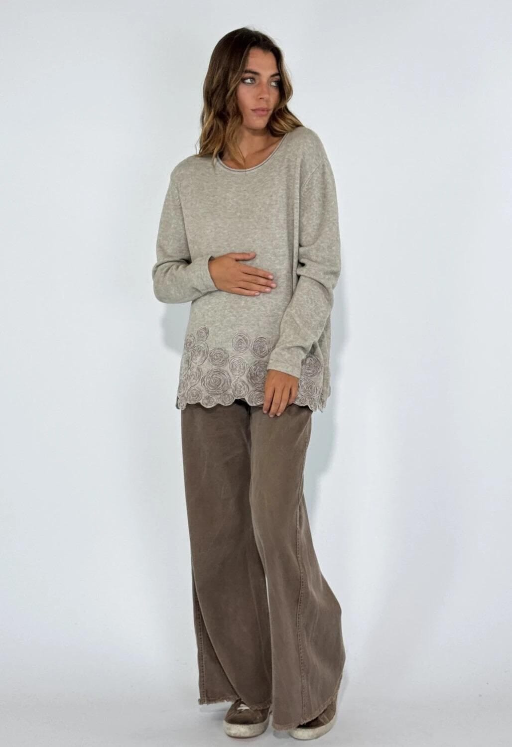 SWEATER IVETE beige talle unico