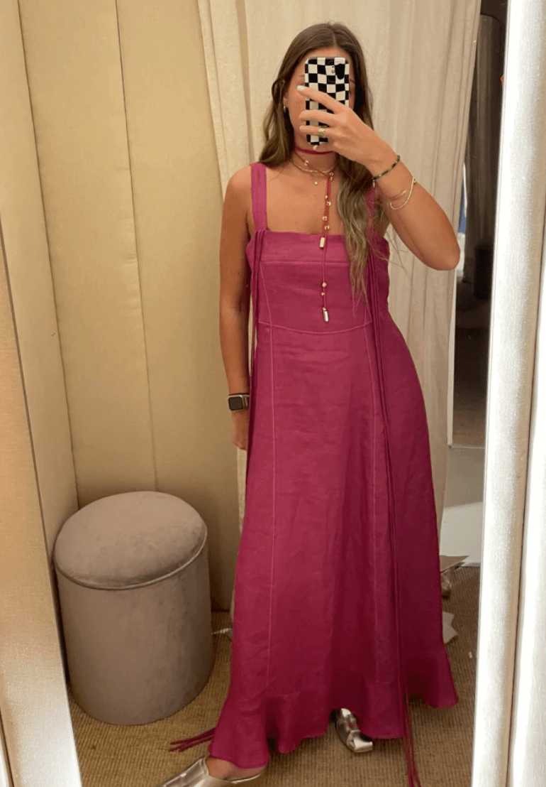 Vestido Inda fucsia s