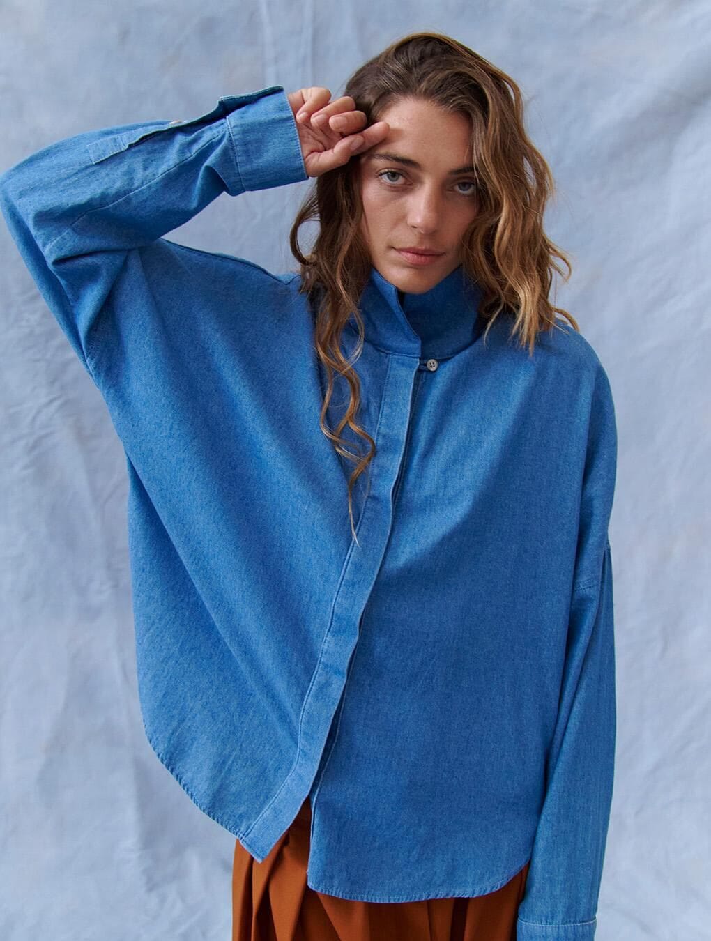 Camisa Estero celeste 1
