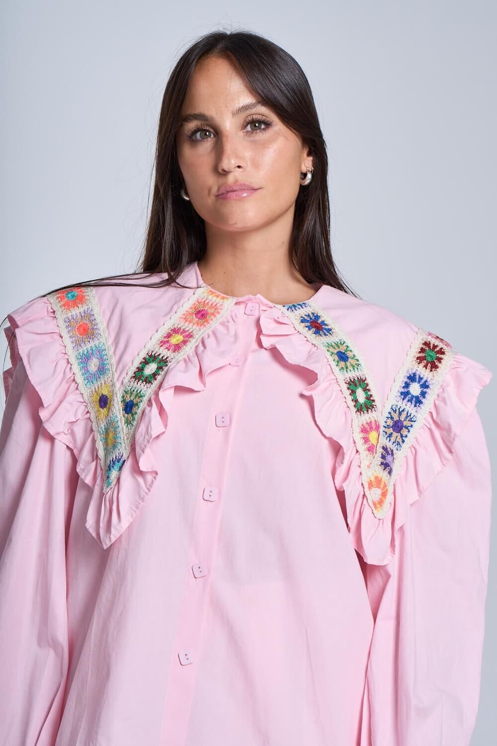 Camisa New Valley rosado talle unico